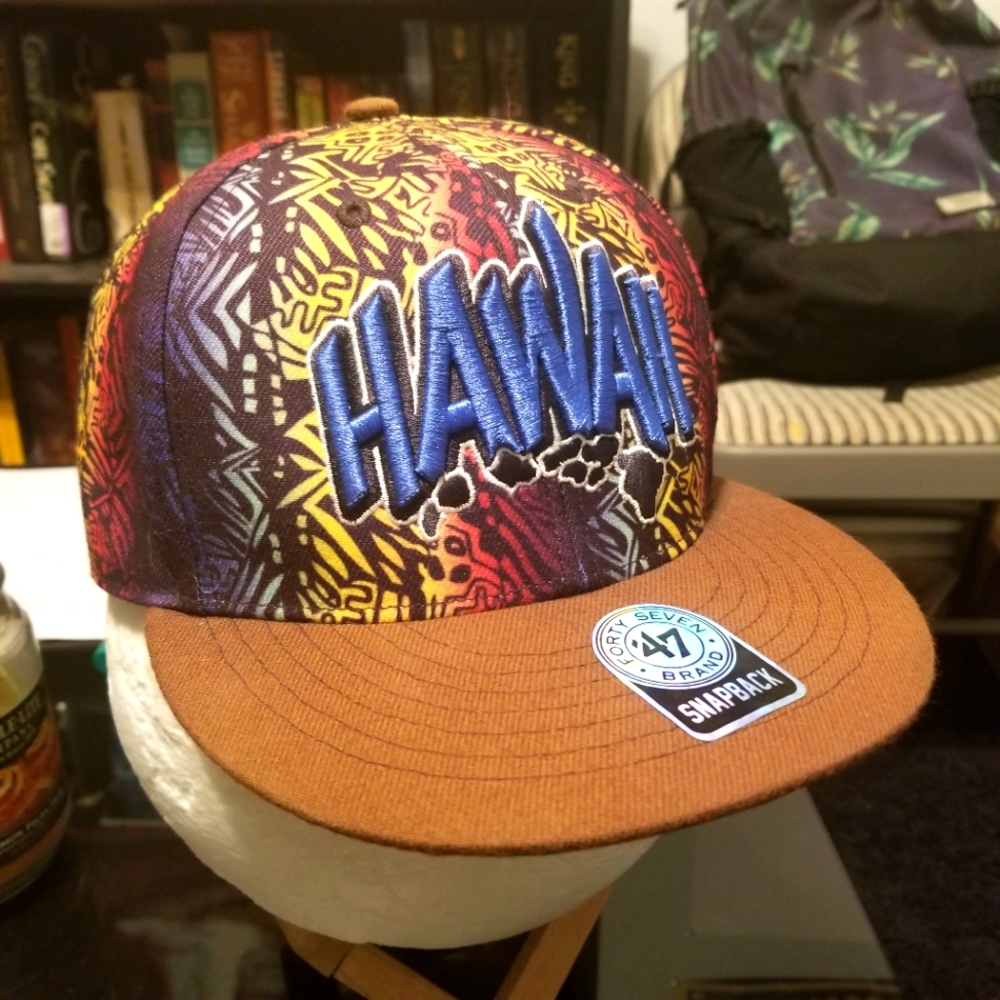Mens 47 Hawaii Street graffiti cap (unisize)